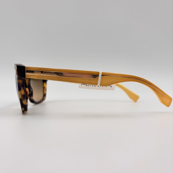 Fendi Brown Tortoise Sunglasses - Picture 3 of 7